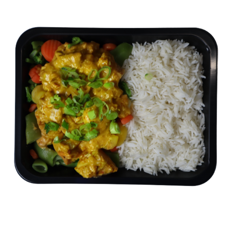Indische Kip Korma Rijst Groente