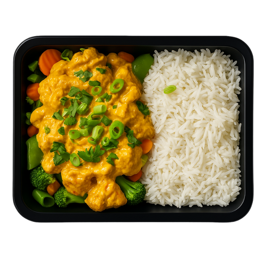 Indische Kip Korma Rijst Groente