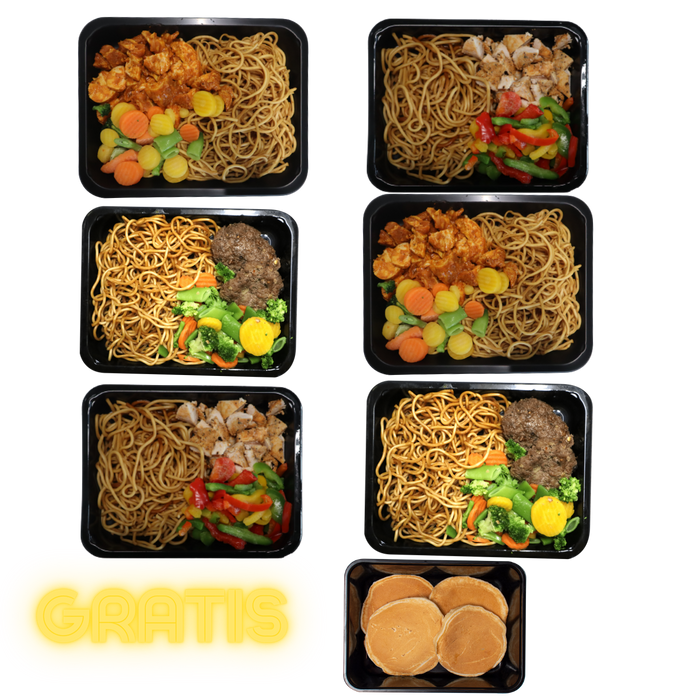 Maaltijdpakket Noodles + gratis proteïne pannenkoeken