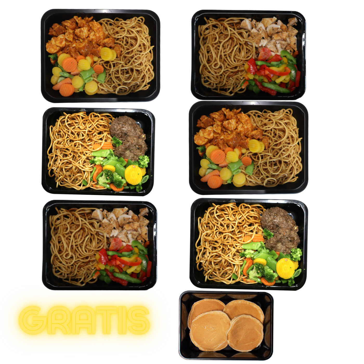 Maaltijdpakket Noodles + gratis proteïne pannenkoeken